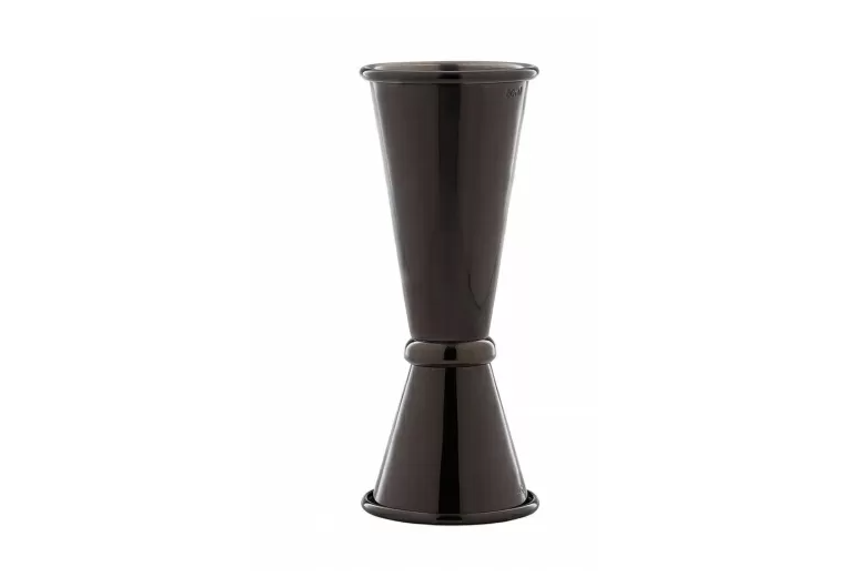 Джиггер металлический, P.L.- Barbossa, 25x50 мл, 11 см, черный цвет