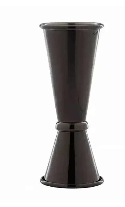 Джиггер металлический, P.L.- Barbossa, 25x50 мл, 11 см, черный цвет