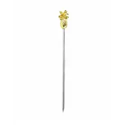 Шпажка барная Ананас, P.L.- Barbossa, (уп.10шт), золотой цвет