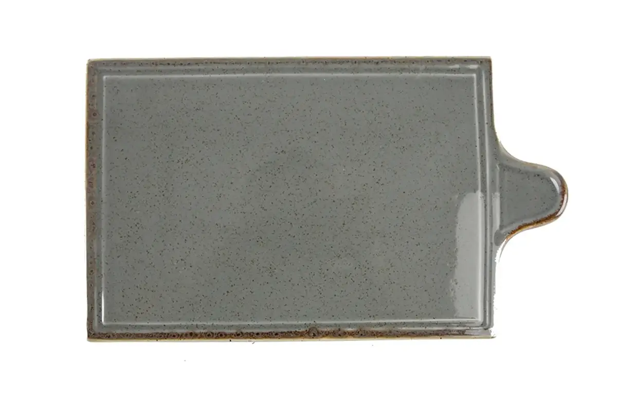 Блюдо для сыра, Porland, Seasons Dark Grey, 21х35 см 