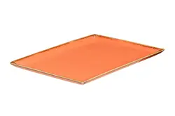 Блюдо прямоугольное, Porland, Seasons Orange, 18x13 см