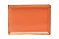Блюдо прямоугольное, Porland, Seasons Orange, 27x21 см