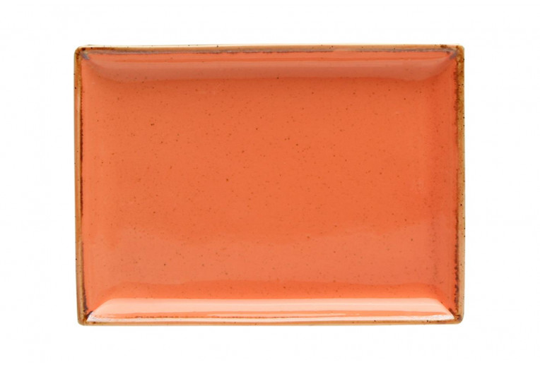 Блюдо прямоугольное, Porland, Seasons Orange, 27x21 см