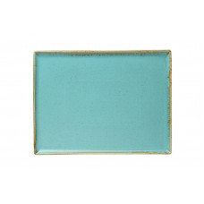 Блюдо прямоугольное, Porland, Seasons Turquoise, 35x26 см