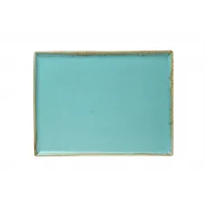 Блюдо прямоугольное, Porland, Seasons Turquoise, 35x26 см