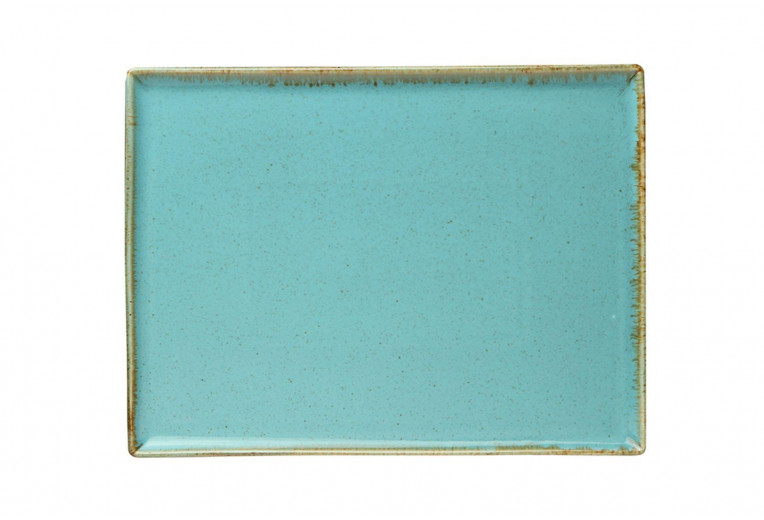 Блюдо прямоугольное, Porland, Seasons Turquoise, 35x26 см