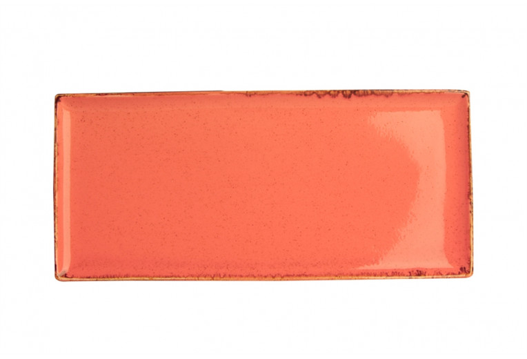 Плато прямоугольное, Porland, Seasons Orange, 35x16 см