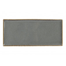 Плато прямоугольное, Porland, Seasons Dark Grey, 35x16 см