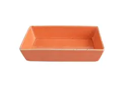Салатник прямоугольный, Porland, Seasons Orange, 13x9 см 