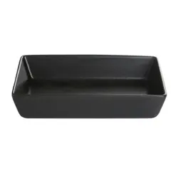 Салатник прямоугольный, Porland, Seasons Black, 16x10 см