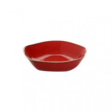 Чаша с волнообразным краем, Porland, Seasons Red, 16 см, 415 мл