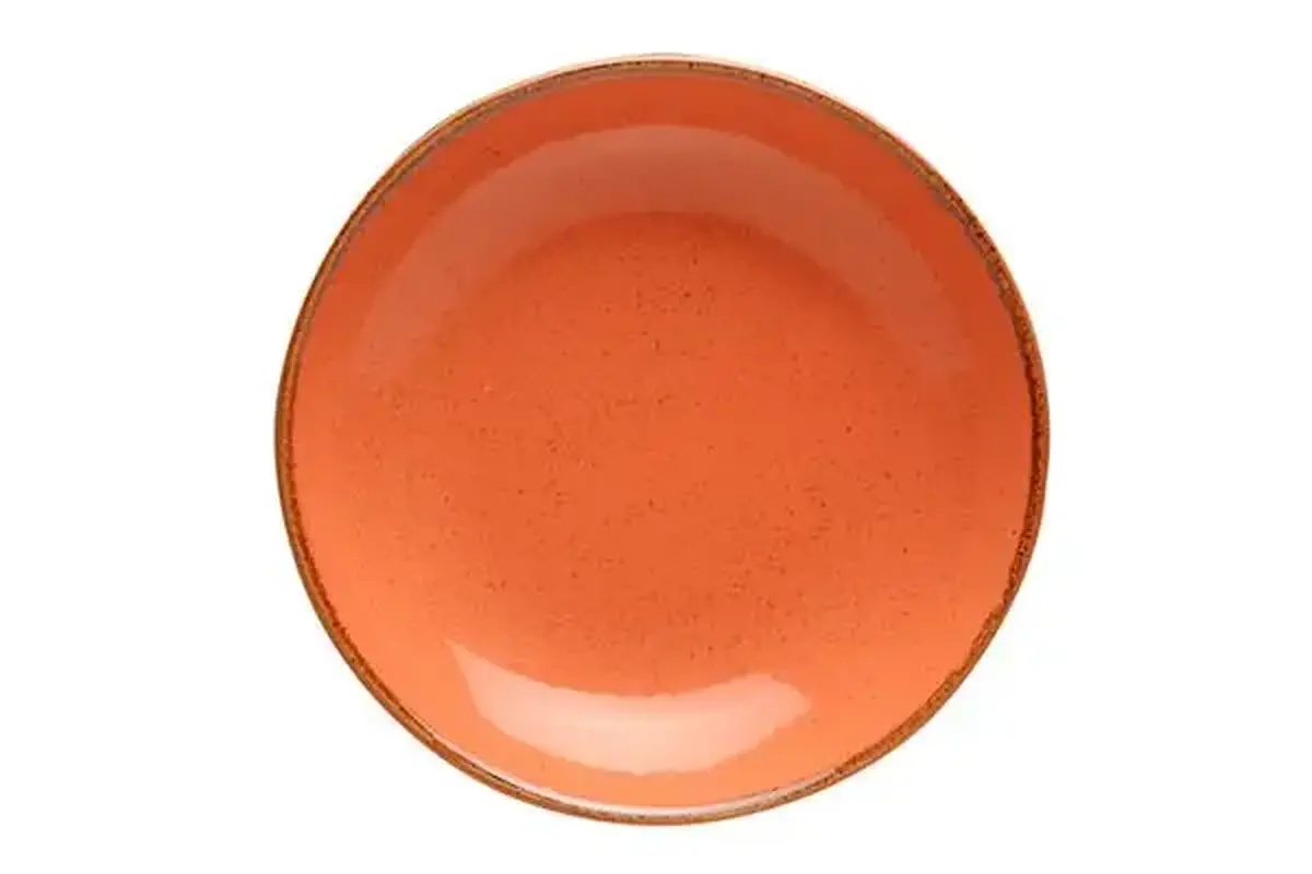 Салатник полуглубокий, Porland, Seasons Orange, 17 см, 415 мл