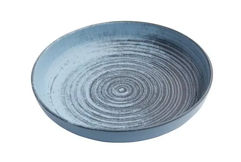 Салатник полуглубокий, Porland, Lykke Turquoise, 22 см, 835 мл