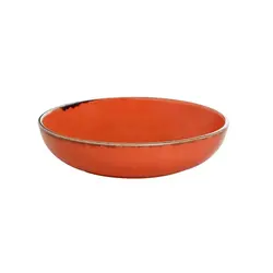 Салатник полуглубокий, Porland, Seasons Orange, 22 см, 835 мл