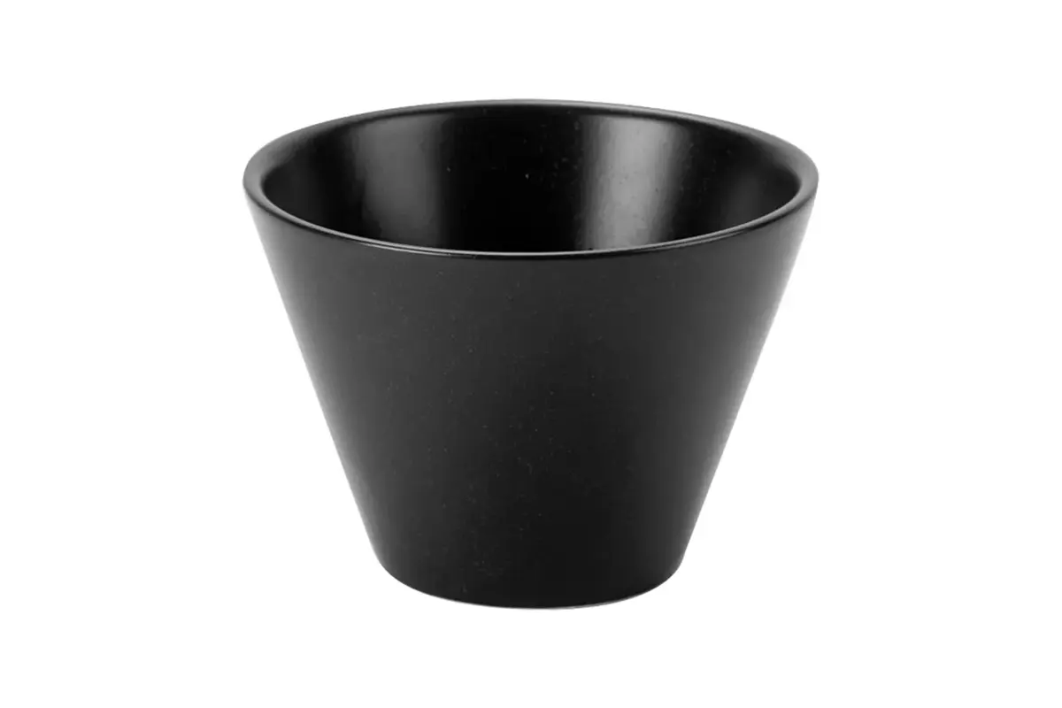 Чаша коническая, Porland, Seasons Black, 12х8 см, 400 мл