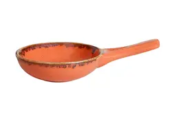 Сковорода фарфоровая, Porland, Seasons Orange, 14 см, 350 мл