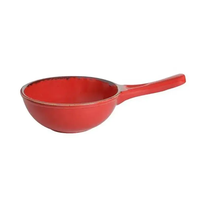 Сковорода фарфоровая, Porland, Seasons Red, 16 см, 600 мл