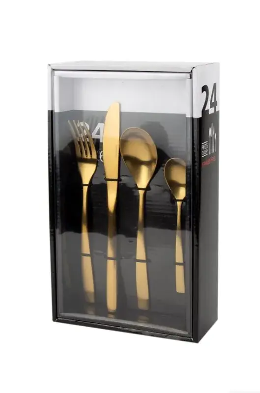 Набор столовых приборов Comas, BCN Colors GOLD (24 шт)