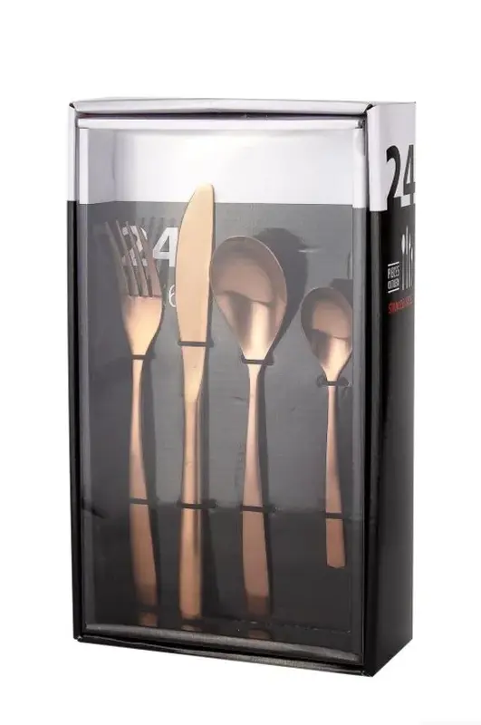 Набор столовых приборов Comas, BCN Colors COPPER (24 шт)