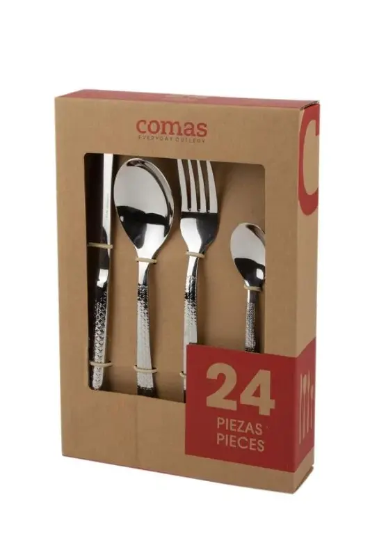 Набор столовых приборов Comas, Hidraulic 18% (24 шт)
