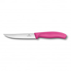 Нож для стейка, Victorinox, 12 см. розовый