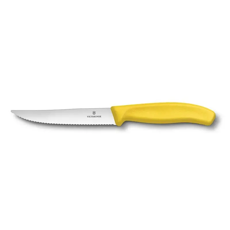 Нож для стейка, Victorinox, 12 см, жёлтый