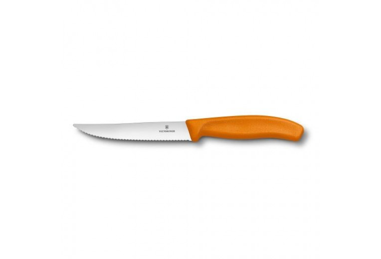Нож для стейка, Victorinox, 12 см, оранжевый