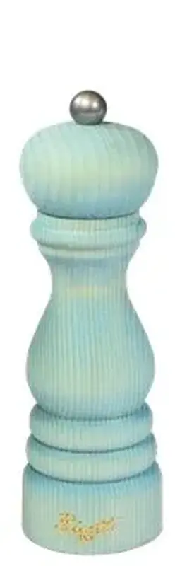 Мельница для соли Bisetti Vintage 6х19 см бирюзовая