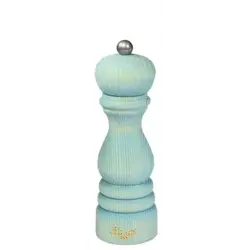 Мельница для соли Bisetti Vintage 6х19 см бирюзовая