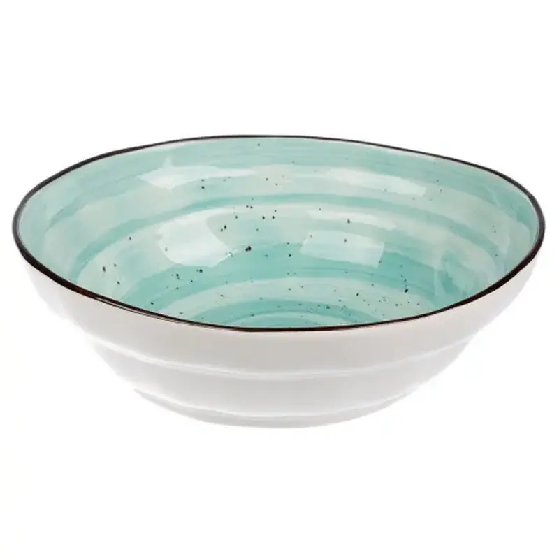 Салатник, P.L. Proff Cuisine, Ocean Fusion, d 22 см h6,5 см, 1200 мл, бирюзовый