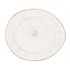Тарелка овальная, P.L. Proff Cuisine, White Fusion, 17,5 см 