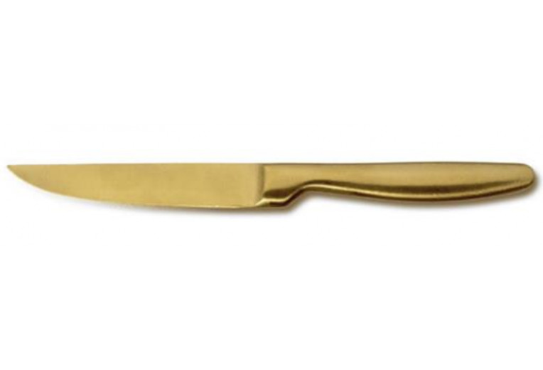 Нож для стейка, Стейковые приборы, COMAS Chulet, К6, цвет: золотой