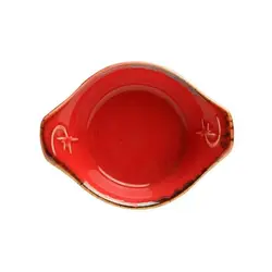 Соусник с ручками, Porland, Seasons Red, 7 см