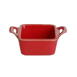 Соусник квадратный, Porland, Seasons Red, 7х10 см