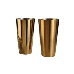 Шейкер Бостон, P.L. - Kingtex, 700 мл, с золотым покрытием