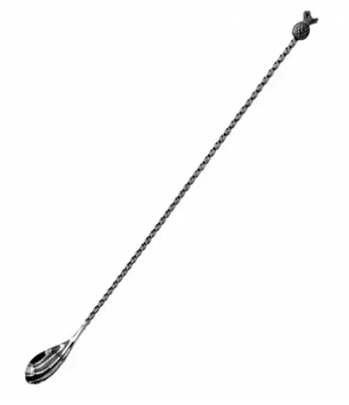 Ложка барная Ананас, P.L.- Barbossa, 33 см, черный цвет