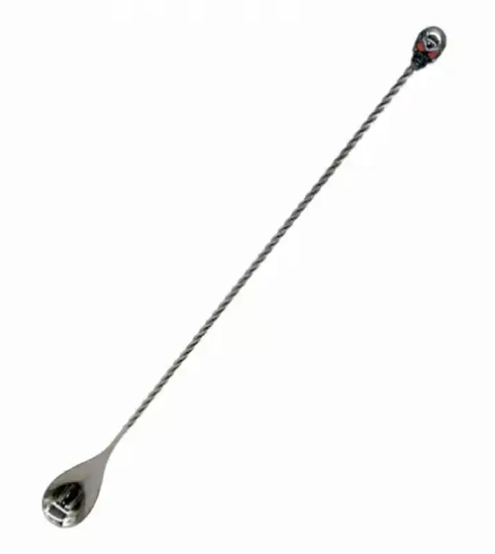 Ложка барная Череп, P.L.- Barbossa, 43 см,  черный цвет