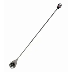 Ложка барная Череп, P.L.- Barbossa, 43 см,  черный цвет