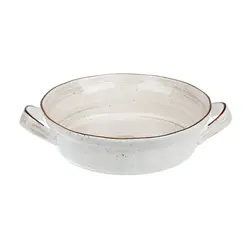 Блюдо круглое с ручками, P.L. Proff Cuisine, White Fusion, 22 см, 1500 мл