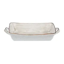 Блюдо прямоугольное с ручками, P.L. Proff Cuisine, White Fusion, 30 х 19,5 х 5,4 см, 1900 мл