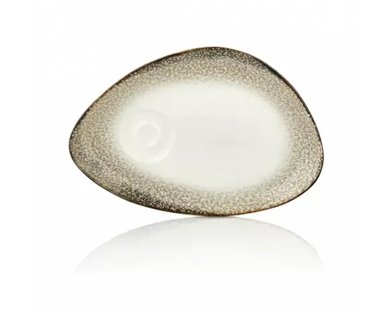 Блюдце для чайной чашки, By Bone, Tinta Spazio, 25*17 cм