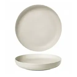 Тарелка с бортом,  Light Grey,NOBLE, 25,5 cм