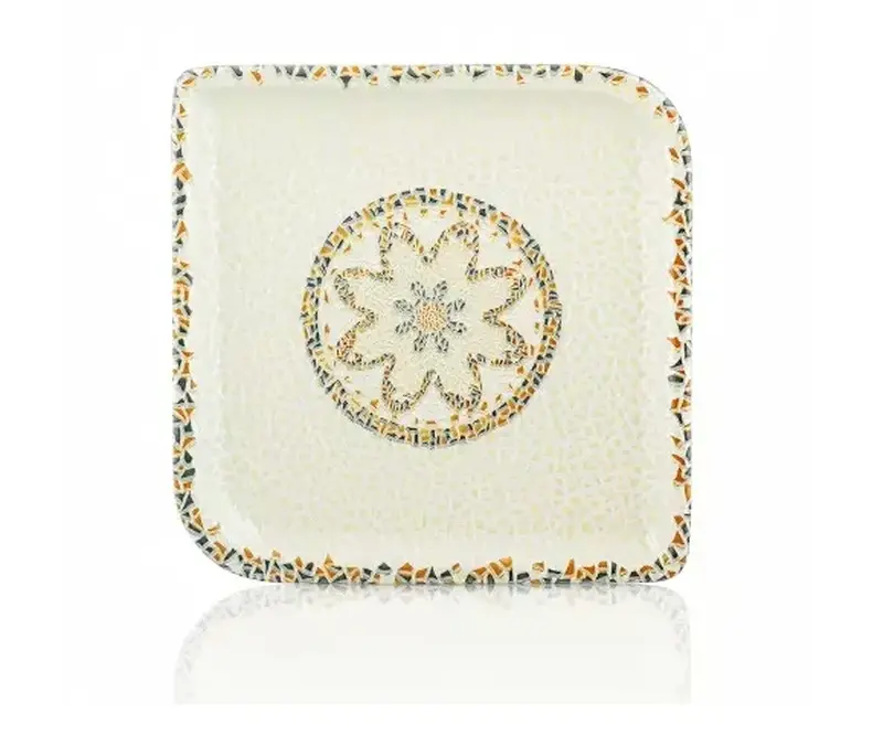 Тарелка квадратная, By Bone, TESSERA, 23*23 см