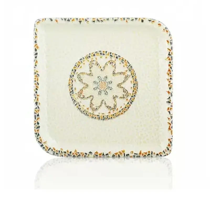 Тарелка квадратная, By Bone, TESSERA, 28*28 см