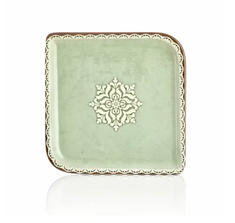 Тарелка квадратная, By Bone, ROME, 28*28 см