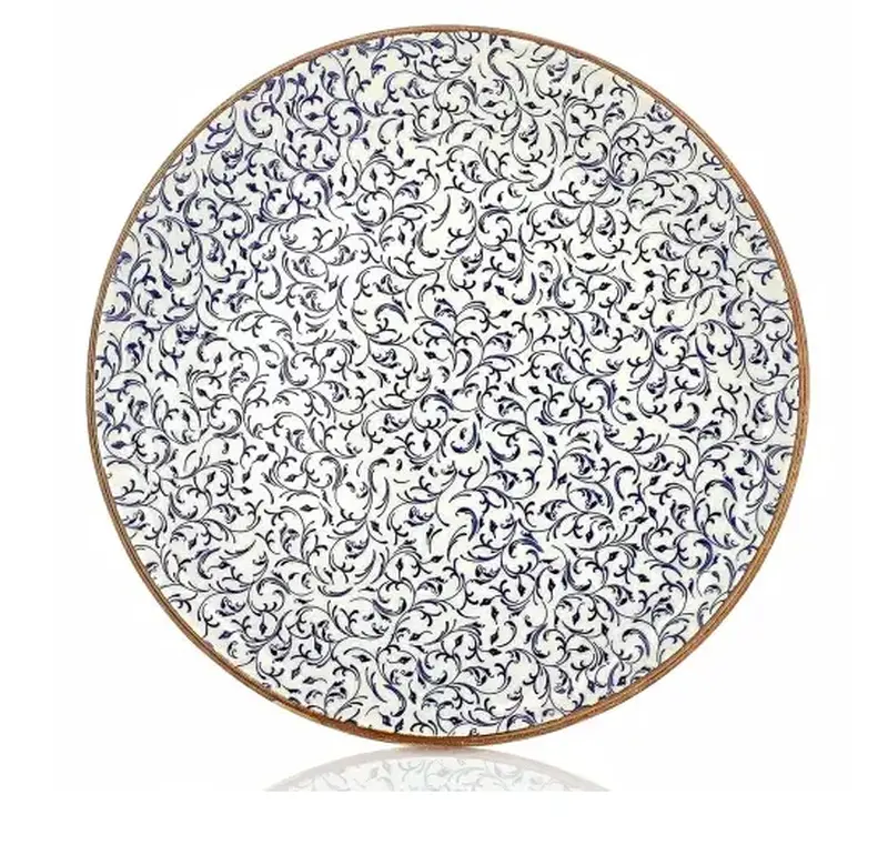 Тарелка плоская, By Bone, Tinta Edera, 23 см