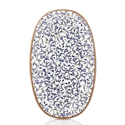 Блюдо овальное, By Bone, Tinta Edera, 15*8 см