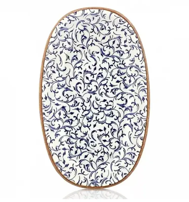 Блюдо овальное, By Bone, Tinta Edera, 29*17 см