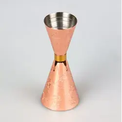Джиггер металлический, P.L.- Barbossa, 25x50 мл, медный цвет