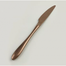 Нож столовый,  P.L., Alessi-Copper, 23,5x2 см,  медный цвет